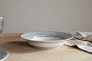 nkuku Juniper Drop Pasta Bowl | Tableware | One Size | Cream & Juniper