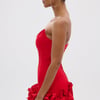 AKIRA Roses Are Corset Mini Dress | Red | Size Medium
