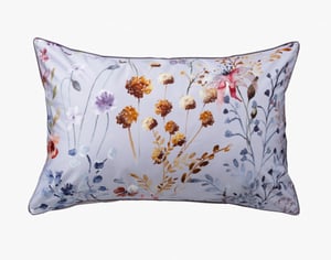 QE Home Jana Pillow Sham, Geometric, Purple, King