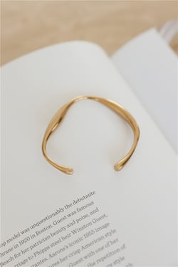 Haute Girl Cuff Bracelet Gold