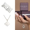 Galway Crystal Celtic Knot Sterling Silver Set