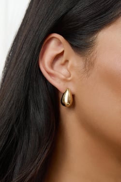 Luna Drops Earrings Gold