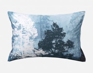QE Home Cypress Pillow Sham, Scenic, Blue, King