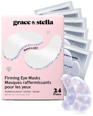 Firming white eye masks - 24 Pairs