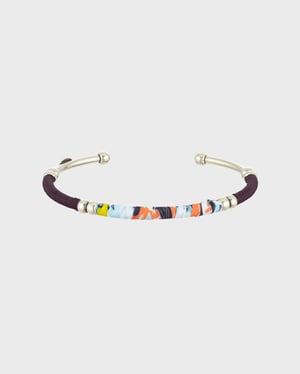 Vilebrequin - Fish Family Silver Zanzibar Bracelet - Vilebrequin X Gas Bijoux - Bracelet - Zanzibar - Blue - Size OSFA