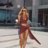 Island Twilight Sarong Chocolate