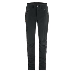Fjallraven Womens Abisko Stretch Trousers Reg Leg Black