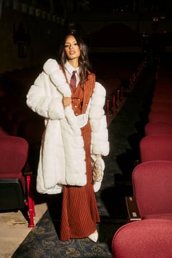 AKIRA Berlin Hooded Faux Fur | White | Size 1X/2X