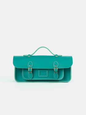 The Long Satchel - Aqua