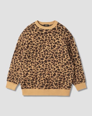 Knitted Sweater (Leopard Camo Mohair) - XL