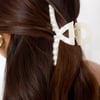 Luxe Pearl Claw Clip Nude