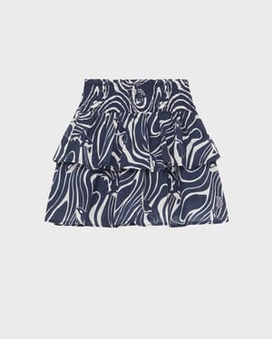 Vilebrequin - Girls Elastic Waist Skirt Orcas - Skirt - Gallina - Blue - Size 12