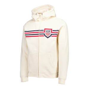 Unisex USA Status Cream Full-Zip Jacket / 3X