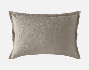 QE Home Brava Pillow Sham, Scenic, Brown, Queen