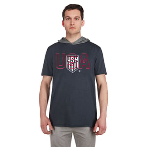 Men's New Era USMNT Active Short Sleeve Hoodie / 3X