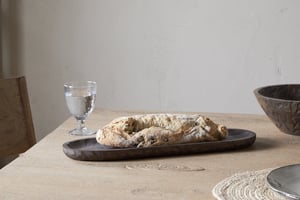 nkuku Nyati Serving Platter | Serveware | One Size | Dark Brown