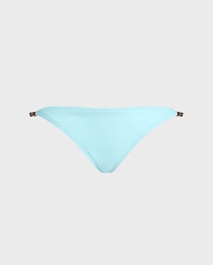 Vilebrequin - Women Mini Brief Bikini Bottom Pearl Detail Solid - Swimwear - Flaka - Blue - Size L