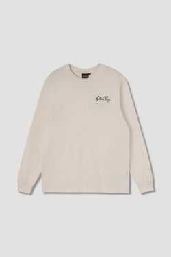 Stan Long Sleeve Tee (White) - XL