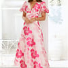 Electric Rose Maxi Dress Pink
