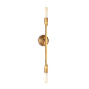Cobra Natural Brass Sconce