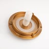 Larger Plumb IP44 flush fitting in antiqued brass