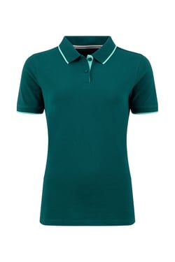 Weird Fish Pammie Pique Polo Shirt Deep Teal Size 12
