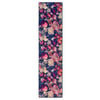 Dark Florals Eco-Washable Runner - 75x300cm
