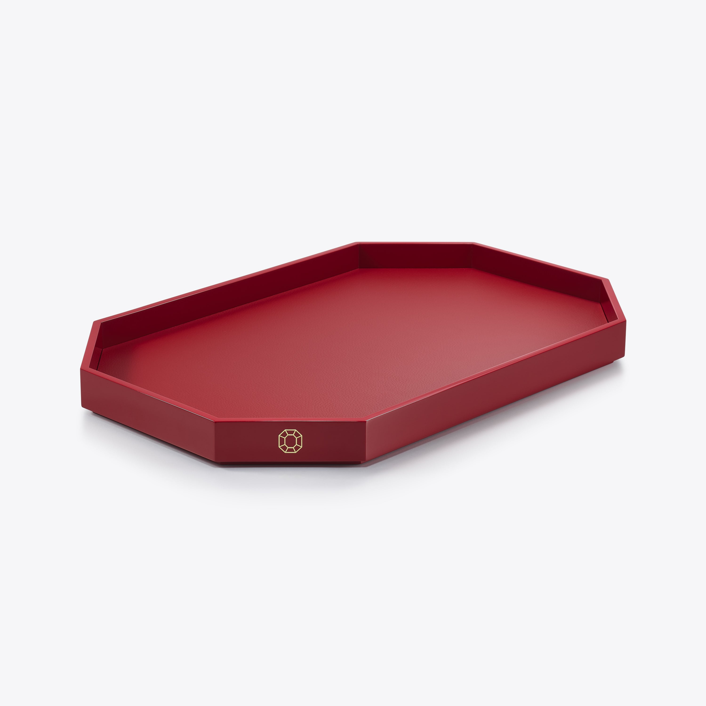Octogone Tray L - Red | Baccarat