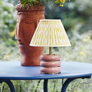Holleder rechargeable table lamp in blush by the Novogratz