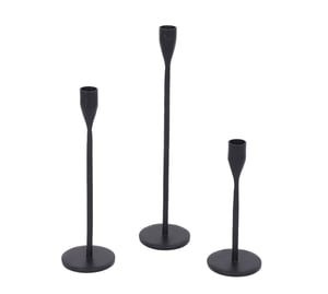 Charlotte Candleholders - Black