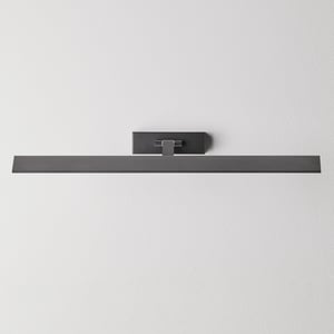Larger Pelton picture light in black