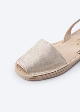 Menorquina Premium Fabrics Leather Avarca Sandals