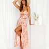 So Particular Maxi Skirt Light Orange