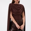 AKIRA Hillary Seamless Bodysuit | Brown | Size Small