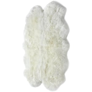 Genuine Sheepskin Rug Natural - Quad - 105x160cm