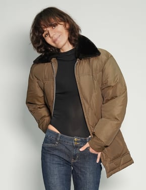 Fur Collar Puffer Jacket