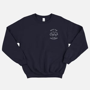 Save The Chubby Unicorns Corner Sweatshirt (Unisex)