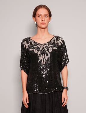 Vintage Art Deco Top