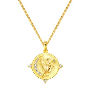 Fearless Pendant Necklace Sterling Silver