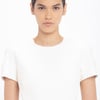 Victoria Beckham Claude Midi Dress In Ivory - 4 - Womens