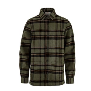 Fjallraven Ovik Wool Shirt Deep Forest