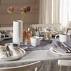 French Blue Sid Stripe 100% Linen Tablecloth