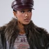 AKIRA Here For It PU Brim Hat