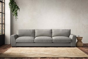 nkuku Guddu Sofa | Make To Order | Super Grand | Brera Linen Smoke