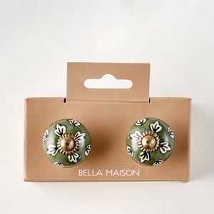 Vera Ceramic Cabinet Knobs (Set of 2)