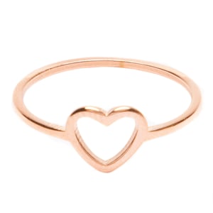 Heart Ring Rose Gold