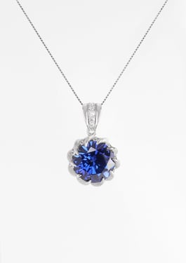 Exquisite Sapphire Necklace - NeptuneS Embrace - One-Size