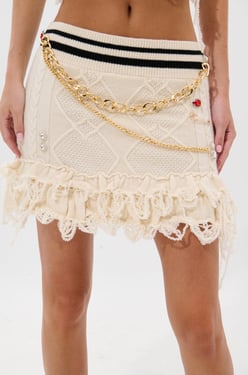 AKIRA Girly Pop Sweater Mini Skirt | Size 1X