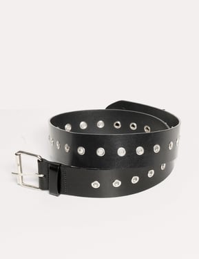 Rockstar Ringo - Heavy Duty Eyelets Leather Belt