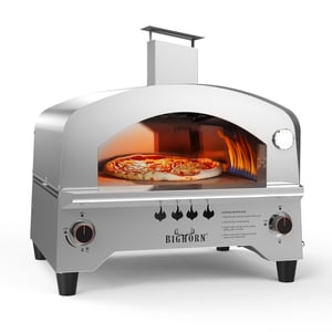 13" Gas Pizza Oven, Sliver- Hot Sale